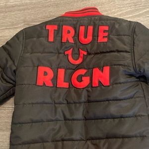 Used True Religion coat for boys size 5